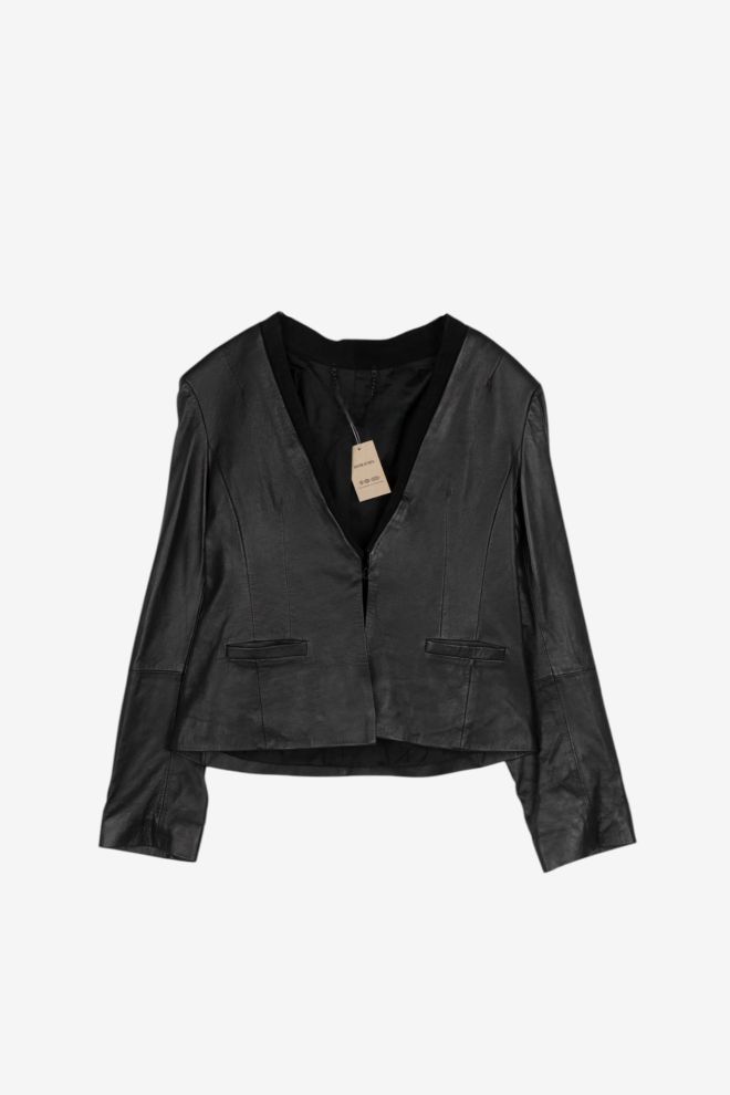 Abrigo de cuero Cacharel