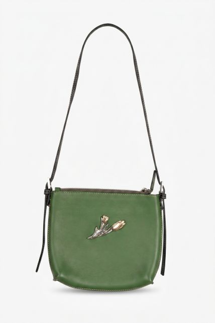 Cartera chica de cuero