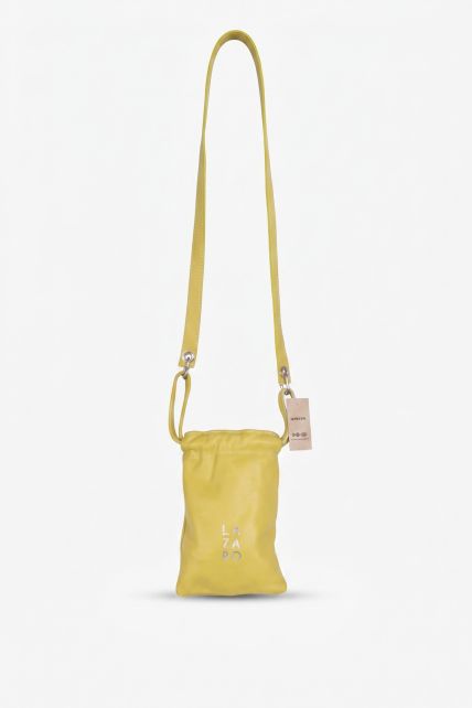 Cartera chica de cuero