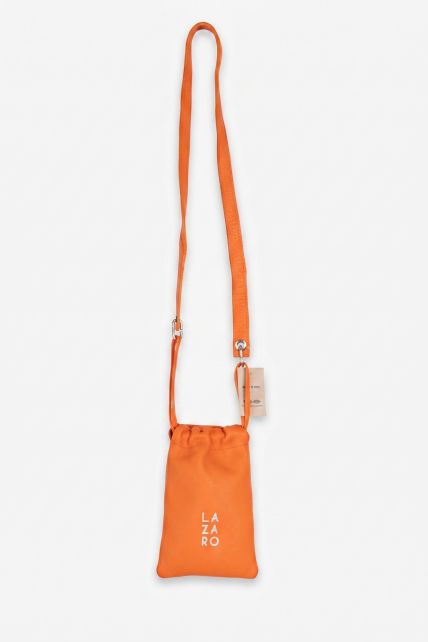 Cartera chica de cuero