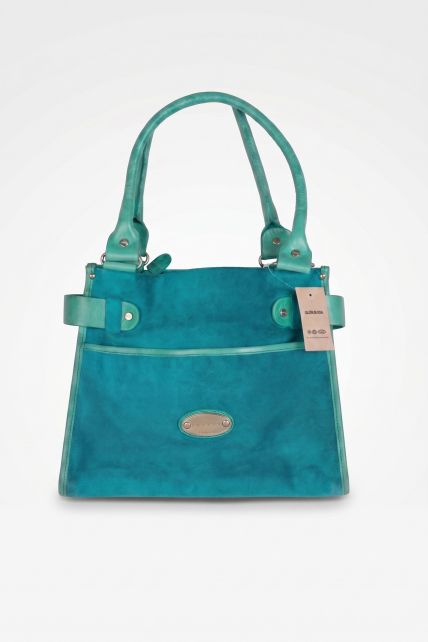 Cartera chica de cuero