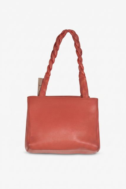 Cartera chica de cuero