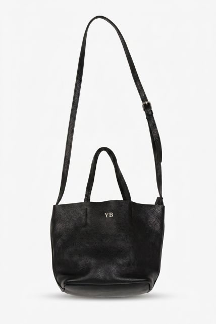 Cartera chica de cuero