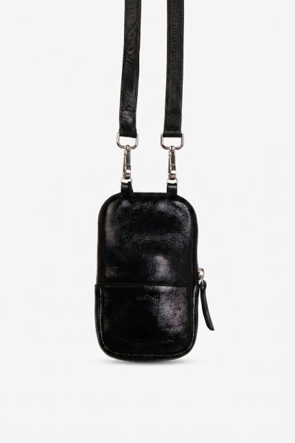 Cartera chica de cuero